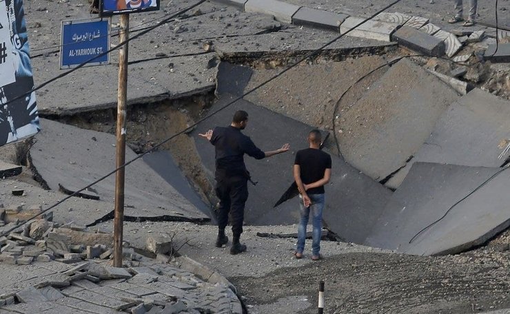 Бомбардировка, сектор Газа