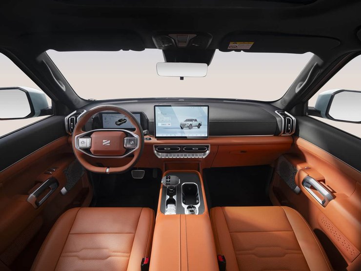 Салон Nissan Z9, Dongfeng-Nissan Z9, пикап Nissan, пикап Nissan