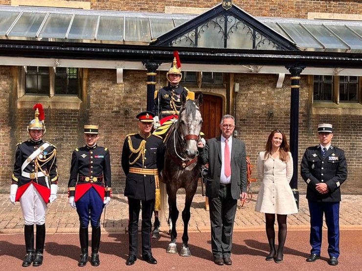 поразительный, подарок для королевы, лошад в подарок, эммануюэль макрон