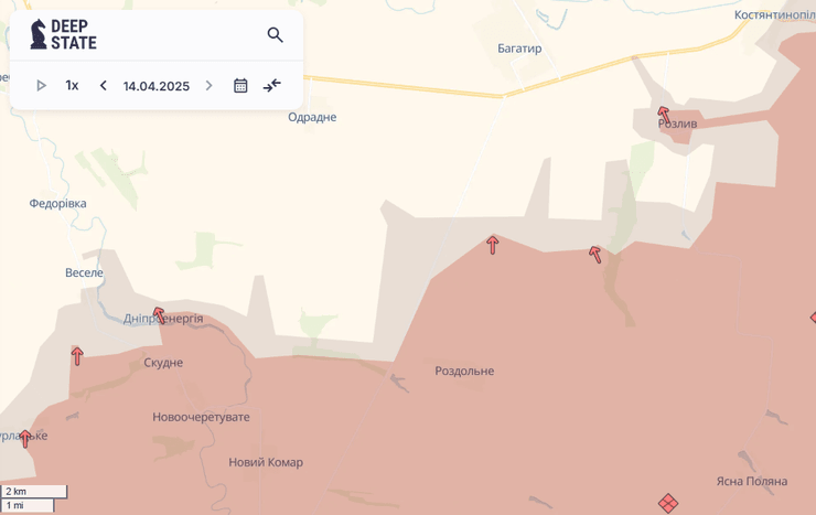 скриншот карты