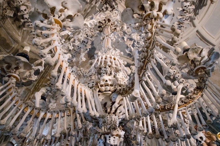 история, чехия, Костница в Седлице, храм из костей, человеческие останки, исследования