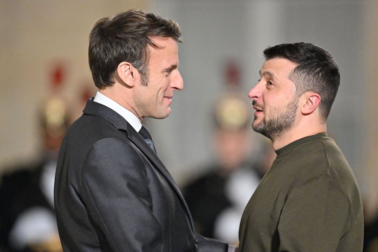 владимир зеленский, эммануэль макрон, зеленский и макрон, зеленский во франции