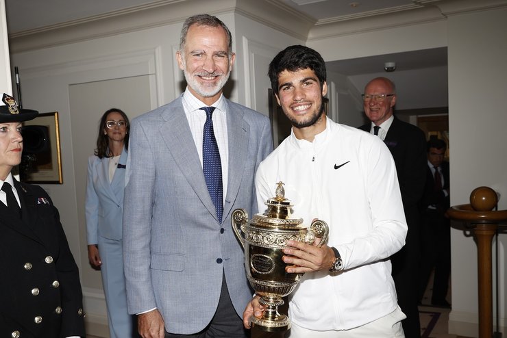 Король Іспанії, вімблдон, Карлос Алькарас