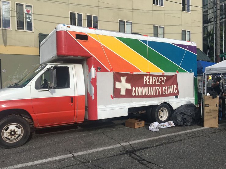 медпункт, автономная зона в сиэтле