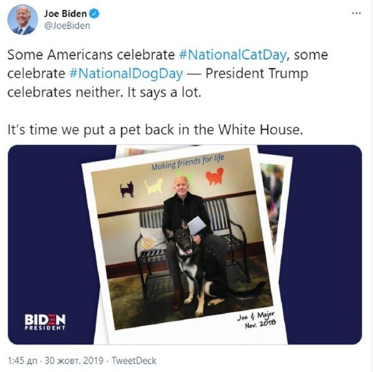 Joe Biden Tweet