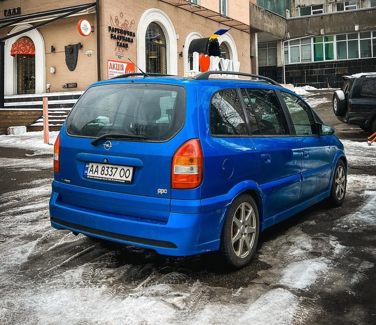 Opel Zafira 2002, Opel Zafira OPC, Opel Zafira, мінівен Opel