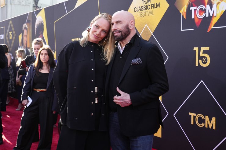 ума турман, джон траволта