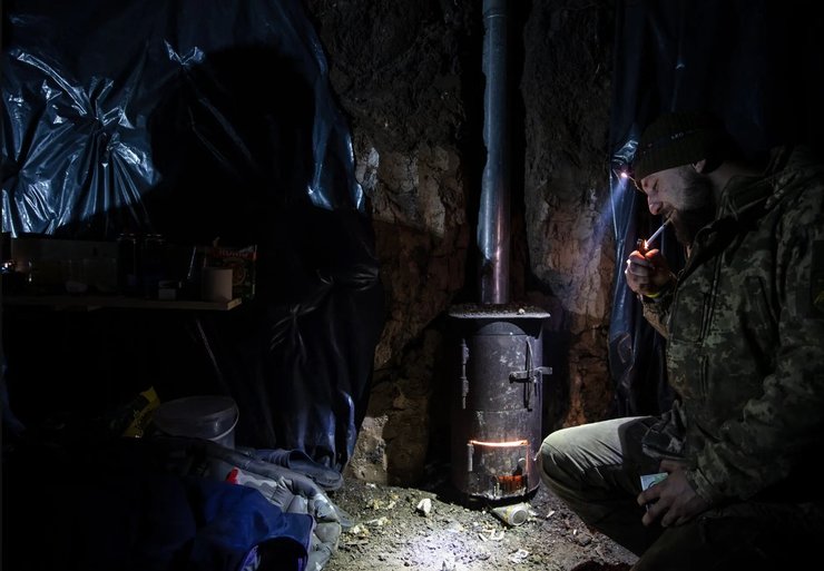 Блиндаж ВСУ