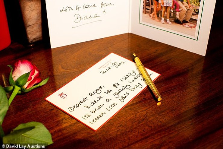 листи, принцеса діана, леді ді