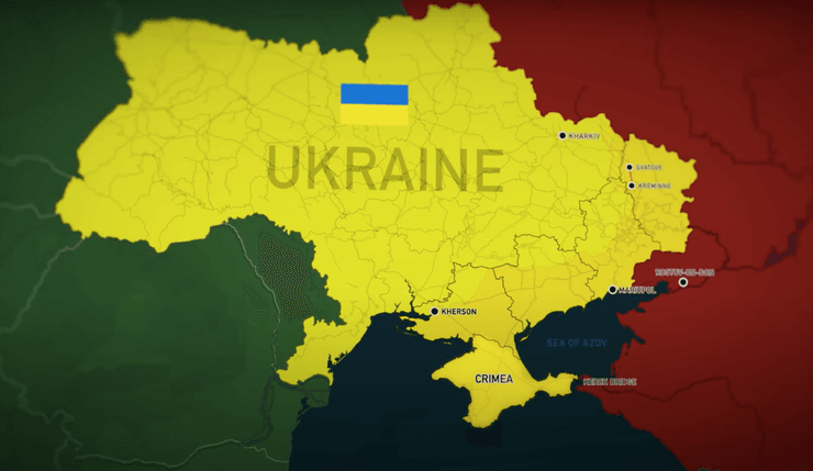 Карта деоккупированной Украины