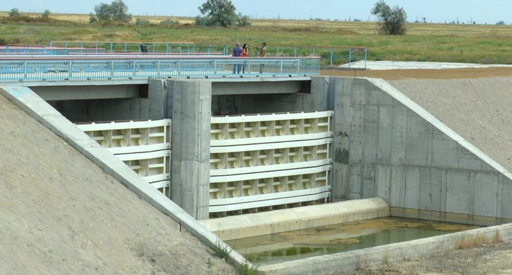 Херсонщина, дамба, Северо-Крымский канал