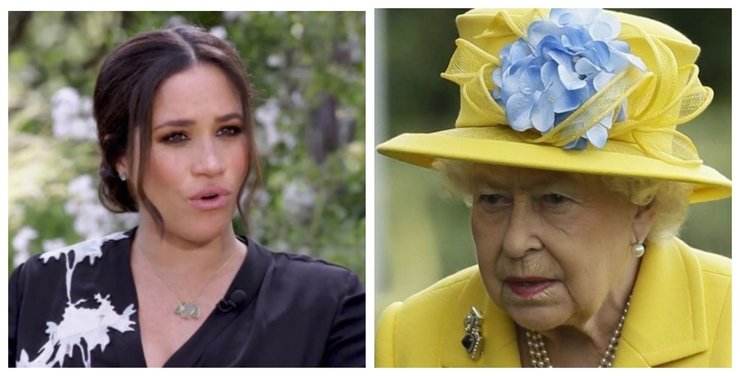 Меган Маркл и королева Елизавета