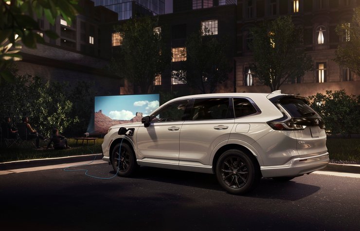 Honda CR-V e:FCEV, Honda CR-V, новая Honda CR-V, кроссовер Honda, электромобиль Honda