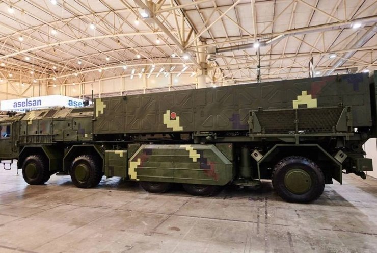 презетація ОТРК "Сапсан" на збройній виставці у 2018 році