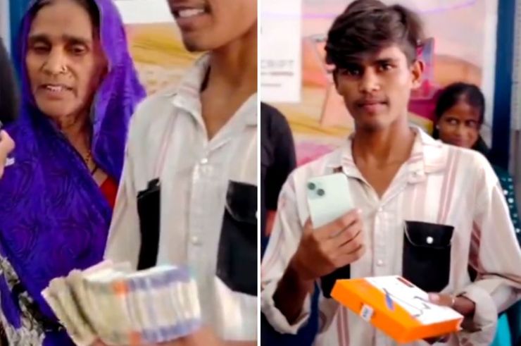 Сын в Индии шантажировал мать голодом, чтобы она дала деньги на iPhone, скандал, курьезы, воспитание детей