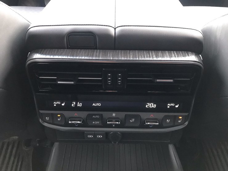 салон Land Cruiser 300, задній клімат-контроль, оснащення та комплектація Land Cruiser 300, Toyota land cruiser 300 gr sport фото