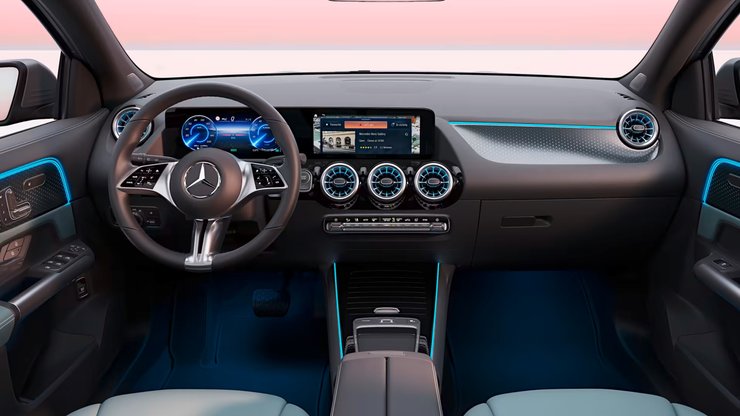 салон Mercedes EQA, Mercedes EQB, електромобіль Mercedes, кросовер Mercedes