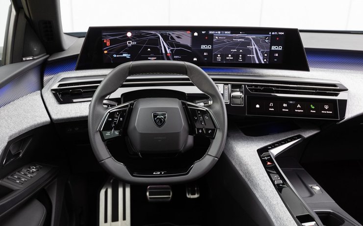 салон пежо 3008, Peugeot 3008, новый Peugeot 3008, Peugeot 3008 2025, кроссовер Peugeot, Peugeot e-3008