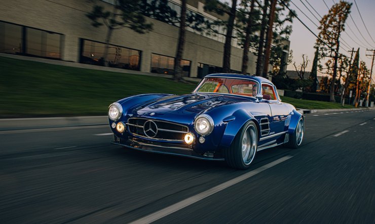 Mercedes 300SL Gullwing, Mercedes 300SL, Tesla Model 3, суперкар Mercedes