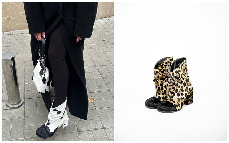 Трендовая обувь зимы 2025 — Животные принты, модная обувь, обувь на зиму 2025, зимняя обувь