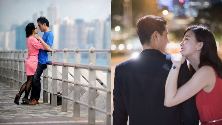 Закохана пара, хлопець, дівчина, Китай, міст, місто, набережна