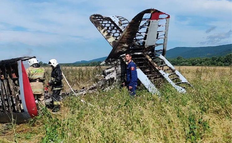 Крушение самолета на Сахалине