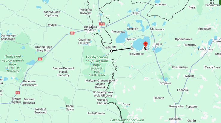 Свитязь, свитязь озеро, свитязь карта