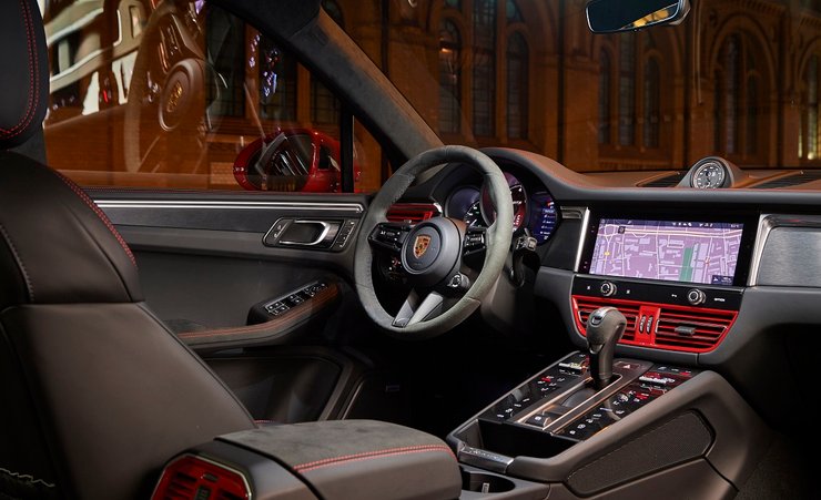 Салон Porsche Macan GTS 2021, тест-драйв Польща, інтер'єр Порше Макан 2021