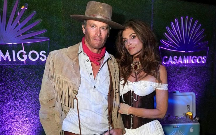 Синди Кроуфорд и Рэнди Гербер