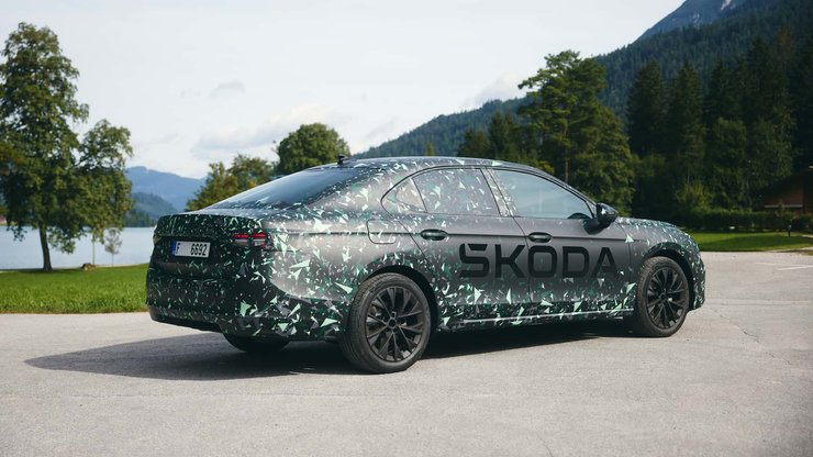 новая Skoda Superb, Skoda Superb 2024, Skoda Superb