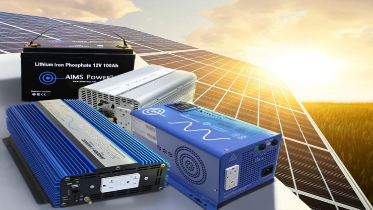 Сонячні панелі та інвертори