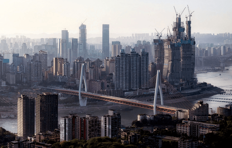 Чунцин, Китай, город будущего, город из фильма, не видели солнечный свет, самый большой город мира, численность населения,