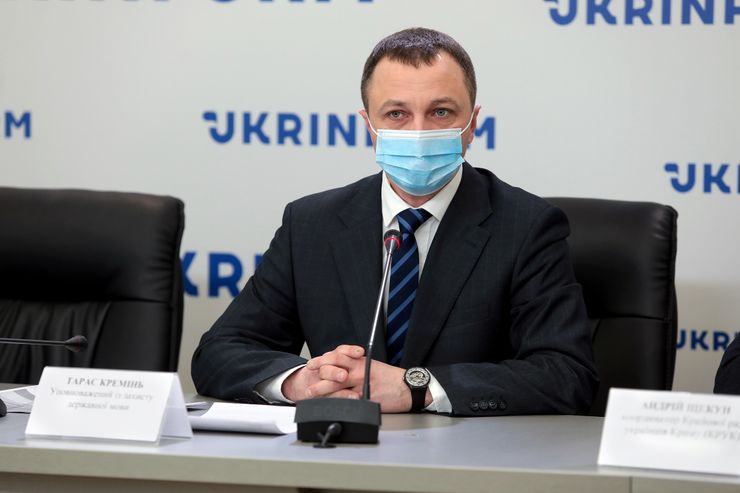 Тарас Кремінь, мовний омбудсмен, тести з української мови для держслужбовців