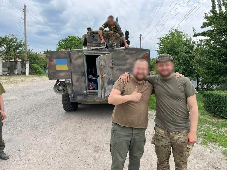 БТР-4МВ1 на фронте, он существует в единственном варианте