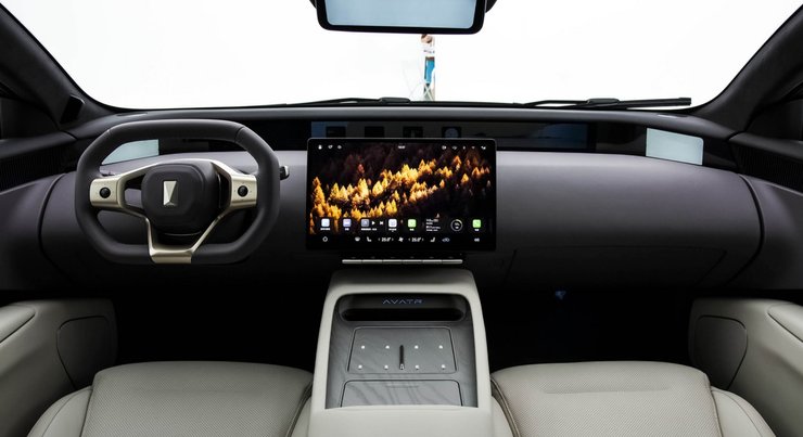 салон Avatr 12, новий Avatr 12, Huawei Avatr 12, електромобіль Avatr, електромобіль Huawei, китайський електромобіль