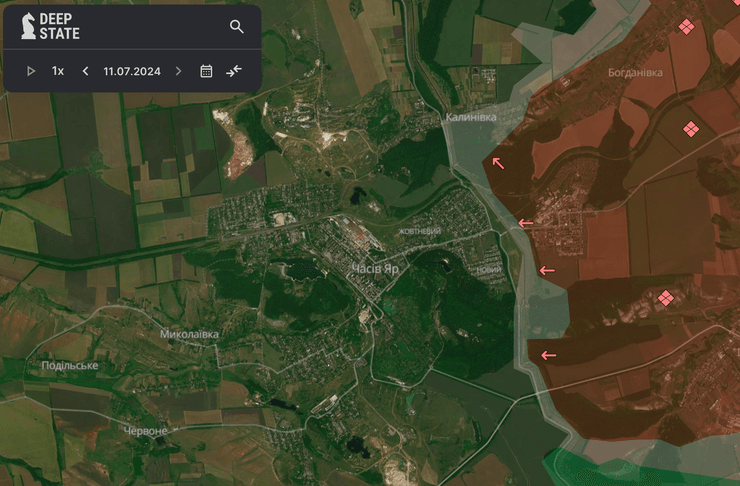 Карта боевых действий