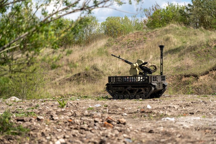 Наземный дрон, робот, Мураха, ВСУ, фото