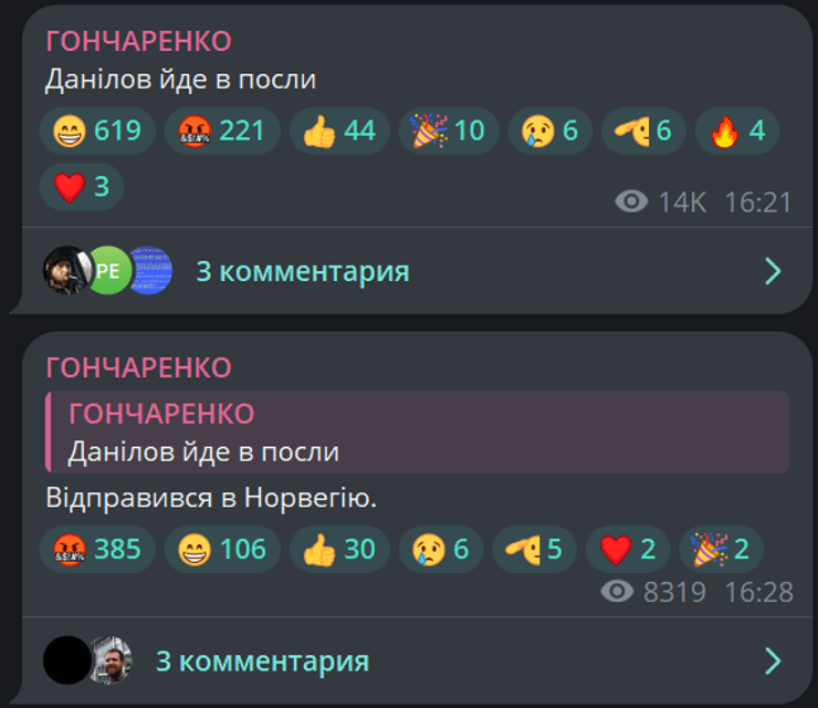 Пост Гончаренко
