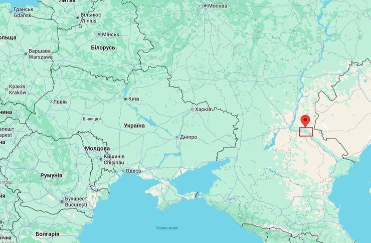 Де розташований "Капустин Яр" на карті