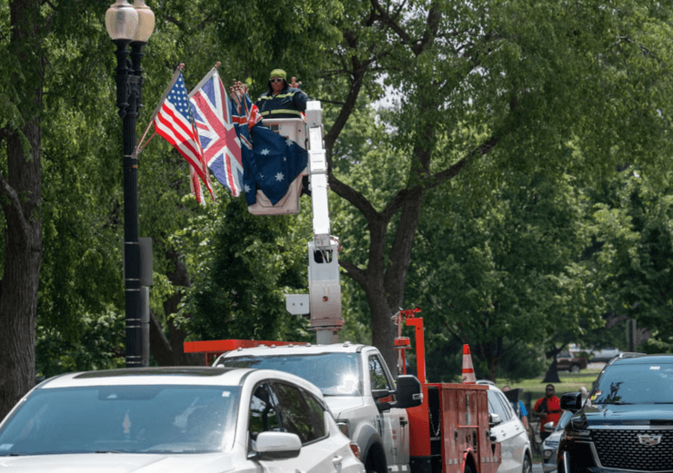 Визит Чарльза III в США