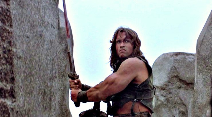 дэвид харбор, конан варвар, очень странные дела, меч, арнольд шварценеггер, джим хоппер