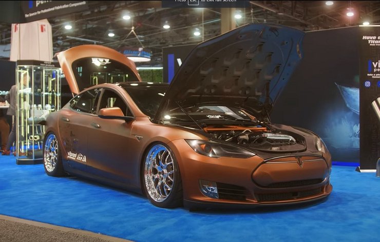 Tesla Model S, электромобиль Tesla, электрокар Tesla, тюнинг Tesla Model S