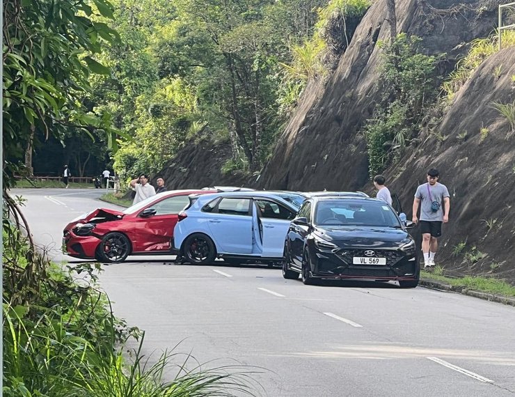 авария хюндай, Hyundai i30 N, дтп хюндай, Hyundai i30