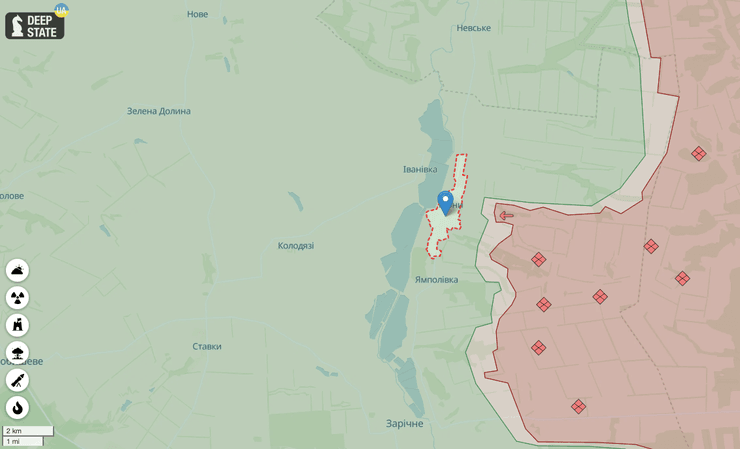 Терни на карті