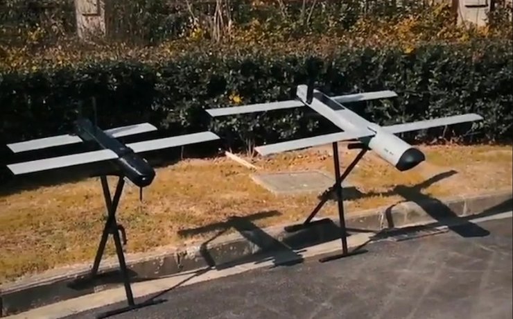 Дроны ShenZhen SkyWing UAV Technology Co с разложенными крыльями