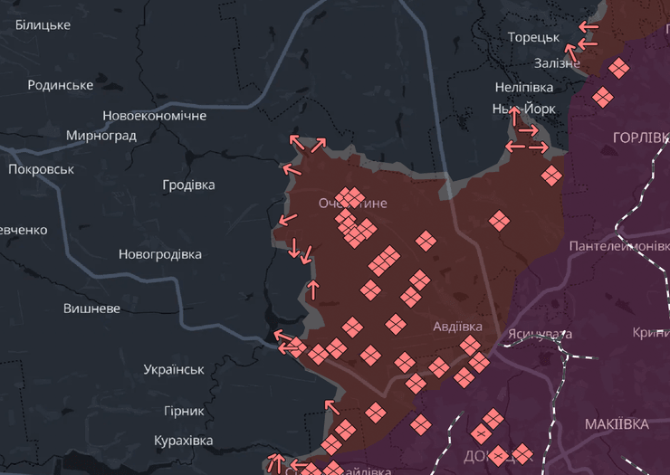 Карта бойових дій