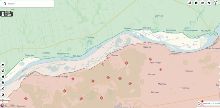 Карта DeepState