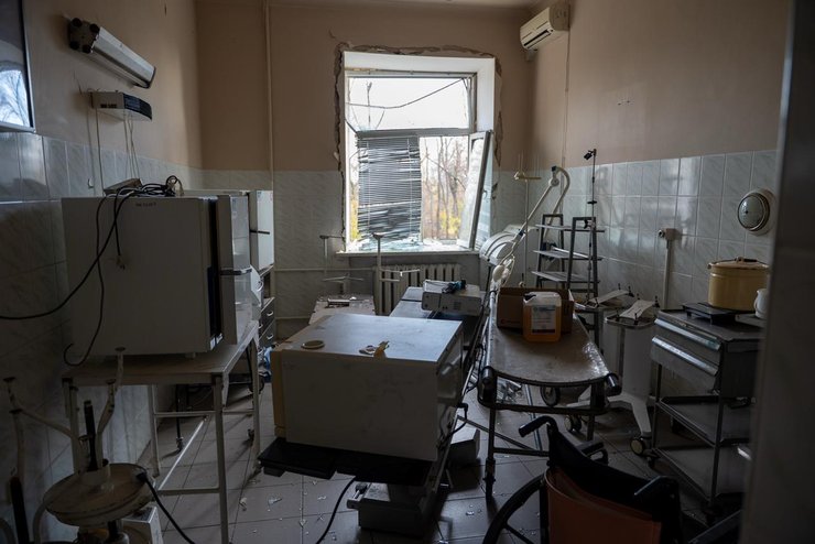 От атаки на Киев пострадали медучреждения