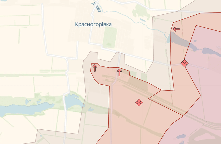 Ситуация на фронте карта