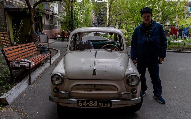 ЗАЗ-965, Горбатый Запорожец, Запорожец ЗАЗ-965, эвакуация из Мариуполя, эвакуация на авто